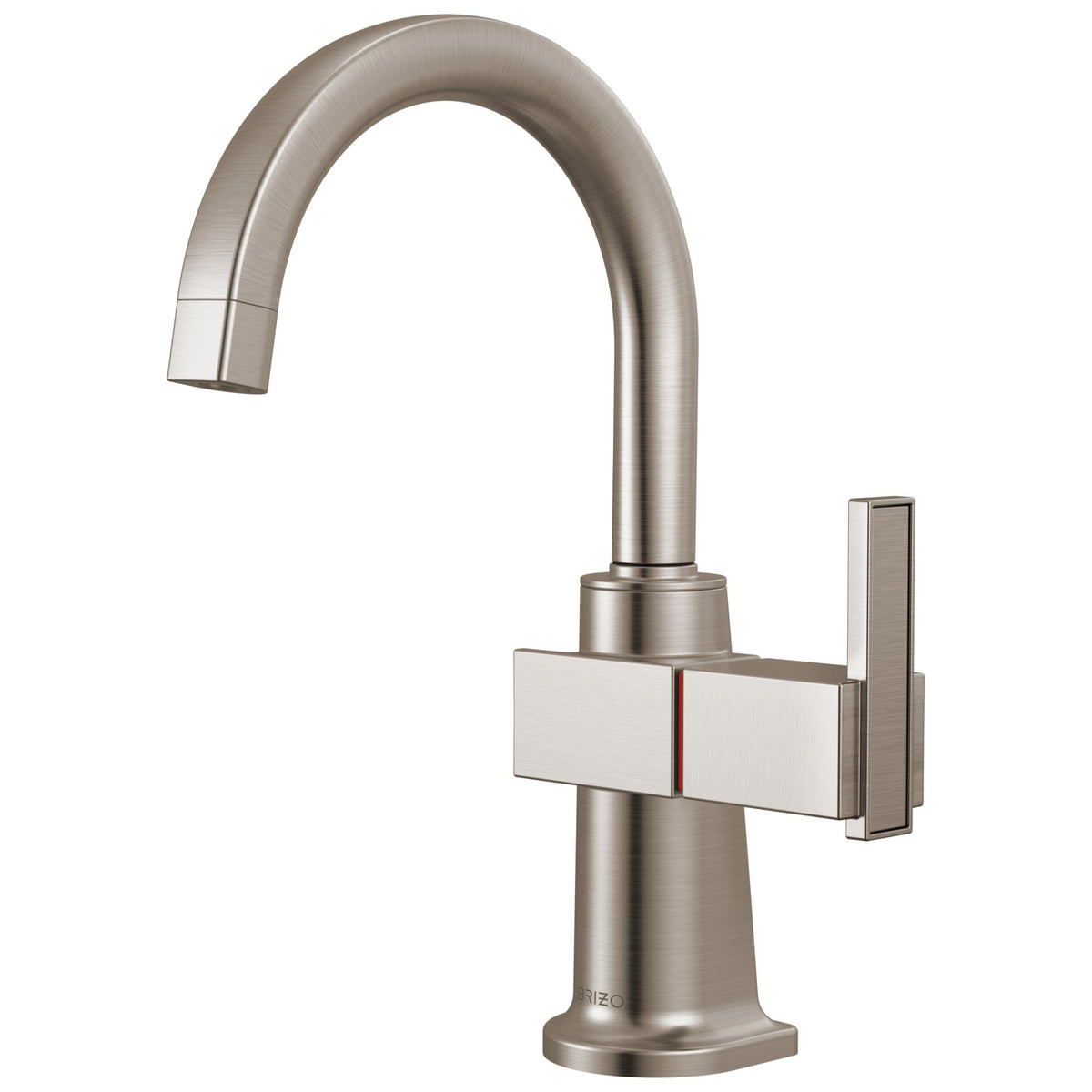 Brizo® 61322LF-H-SS 61322LF Frank Lloyd Wright Hot Faucet, 1 gpm Flow Rate, Arc Spout, Stainless, 1 Handles
