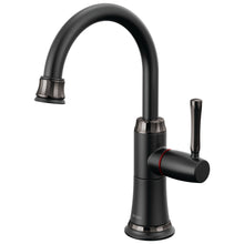 Brizo® 61358LF-H-BLBNX Instant Hot Faucet, 1 gpm Flow Rate, Swivel Spout, Matte Black, 1 Handles, Import