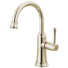 Brizo® 61358LF-H-PN Instant Hot Faucet, 1 gpm Flow Rate, Swivel Spout, Polished Nickel, 1 Handles
