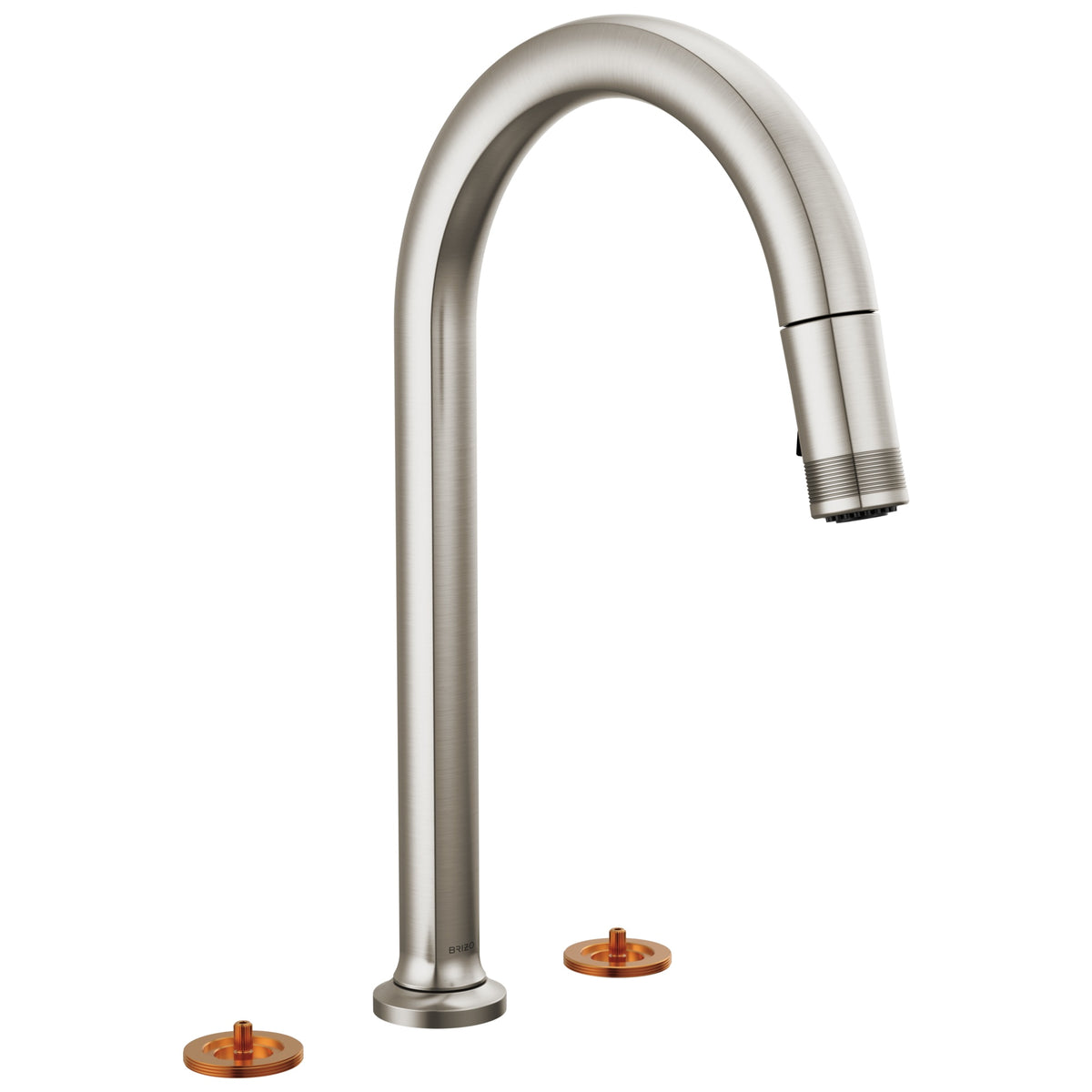 Kintsu - Single Handle Faucet with Arc Spout - Brass