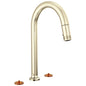 Kintsu - Widespread Pull-Down Kitchen Faucet - 9-1/8"