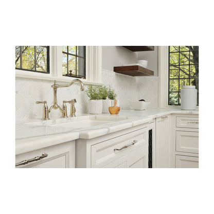 Tresa Widespread Bridge Kitchen Faucet With Spray, 1.8 gpm