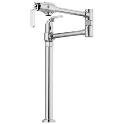 Brizo® 62744LF Litze® Pot Filler, Brizo® Litze® Pot Filler, 4 gpm Flow Rate, Swivel Spout, 2 Handles, Import