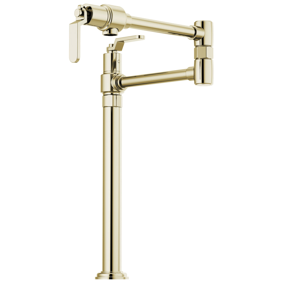 Brizo® 62744LF Litze® Pot Filler, Brizo® Litze® Pot Filler, 4 gpm Flow Rate, Swivel Spout, 2 Handles, Import