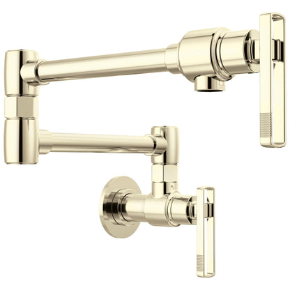 Kintsu - Pot Filler Kitchen Faucet - Brass - Wall Mount
