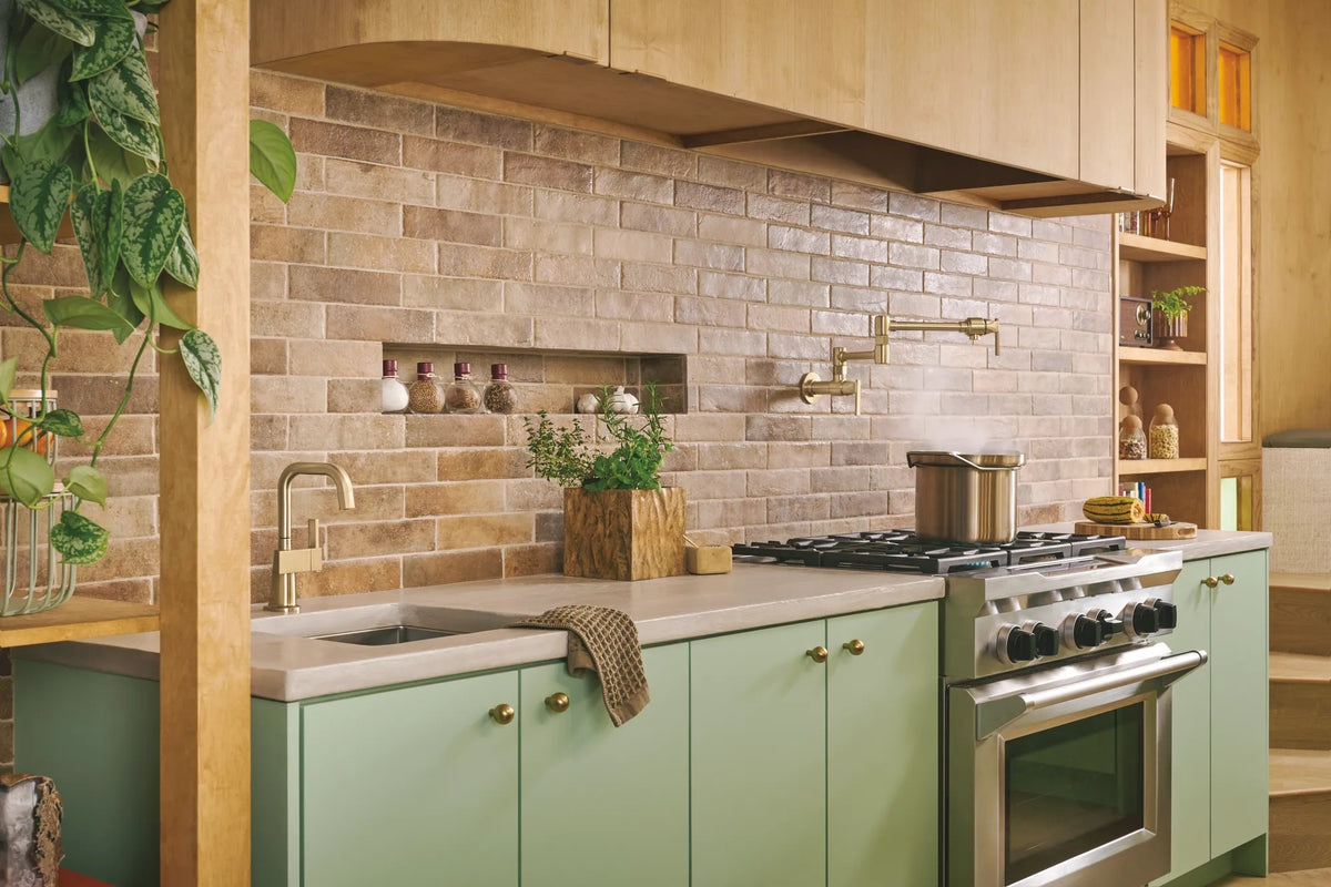 Frank Lloyd Wright - Pot Filler - Luxe Gold - Wall Mount