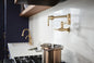 Brizo® 62858LF-GLPG The Tulham™ Kitchen Collection by Brizo® Pot Filler Kitchen Faucet, 4 gpm Flow Rate, Luxe Gold / Polished Gold, 2 Handles, Import