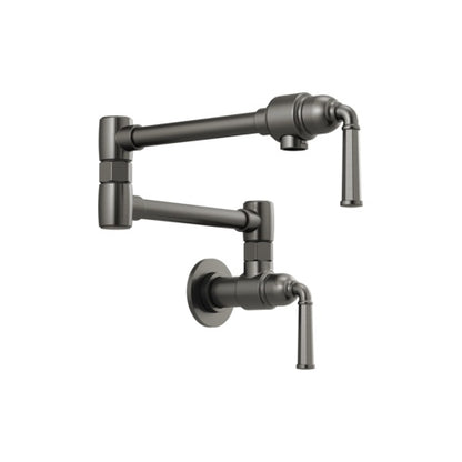 Brizo® Rook® Pot Filler, Commercial/Residential, 4 gpm Flow Rate, Swing Spout, 2 Handles, Import