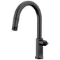 Kintsu - Single Handle Faucet with Arc Spout - 63006LF-BLLHP