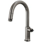 Brizo® 63006LF-BNXLHP-L Kintsu® Single Handle Faucet with Arc Spout, 1.8 gpm Flow Rate, Black Onyx, 1 Faucet Holes