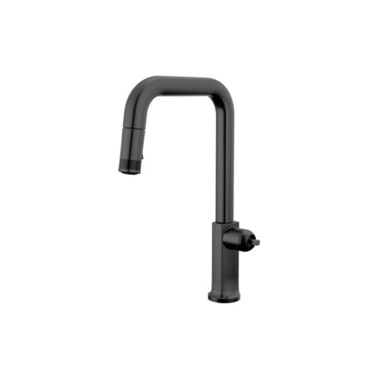 Kintsu - Handle Faucet with Square Spout - 63007LF-BLLHP