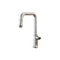 Brizo® 63007LF-SSLHP-L Kintsu® Single Handle Faucet with Square Spout, 1.8 gpm Flow Rate, Stainless, 1 Faucet Holes