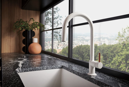 Odin - Pull-Down Kitchen Faucet - Deck Mount - 1 Handle