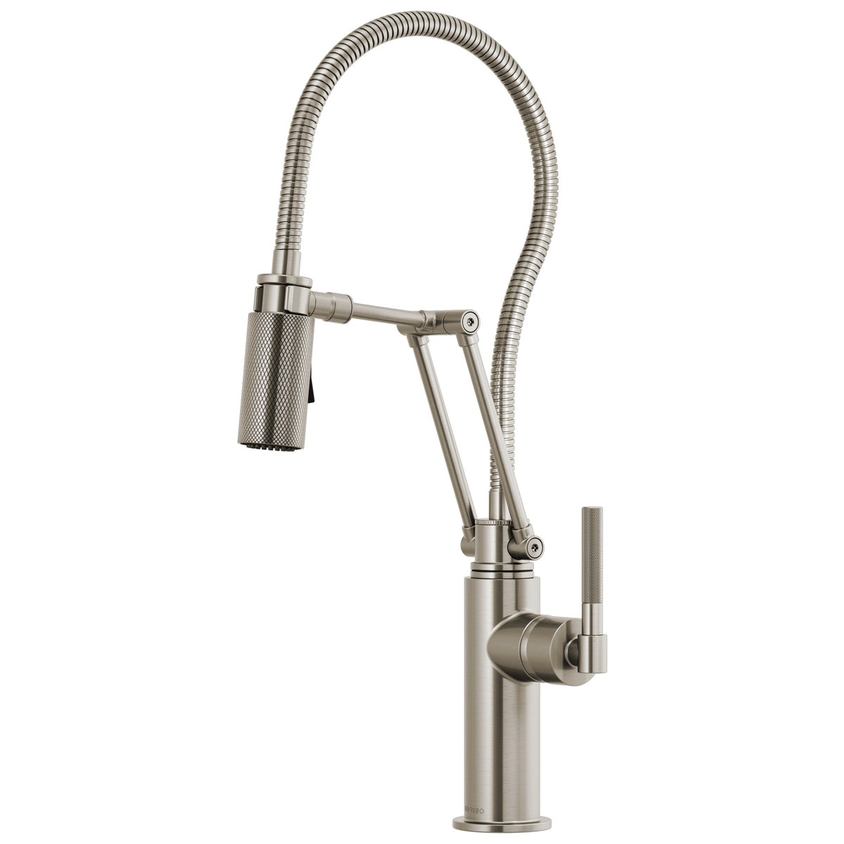 Brizo® 63143LF Litze® Articulating Kitchen Faucet With Finished Hose, Brizo® Litze® Articulating Kitchen Faucet With Finished Hose, 1.8 gpm Flow Rate, 1 Handle, 1 Faucet Hole, Function: Traditional, Domestic, Commercial