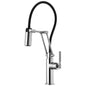 Brizo® 63243LF-PC Litze™ Articulating Kitchen Faucet, 1.8 gpm Flow Rate, Swivel Spout, Polished Chrome, 1 Handles