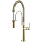 Brizo® 63344LF-PN Litze® Single Handle Semi-Professional Kitchen Faucet, 1.8 gpm Flow Rate, Polished Nickel, 1 Handles, 1 Faucet Holes