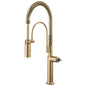 Brizo® 63375LF-GLLHP Odin® Semi-Professional Kitchen Faucet, 1.8 gpm Flow Rate, Luxe Gold, 1 Faucet Holes, Import, Commercial