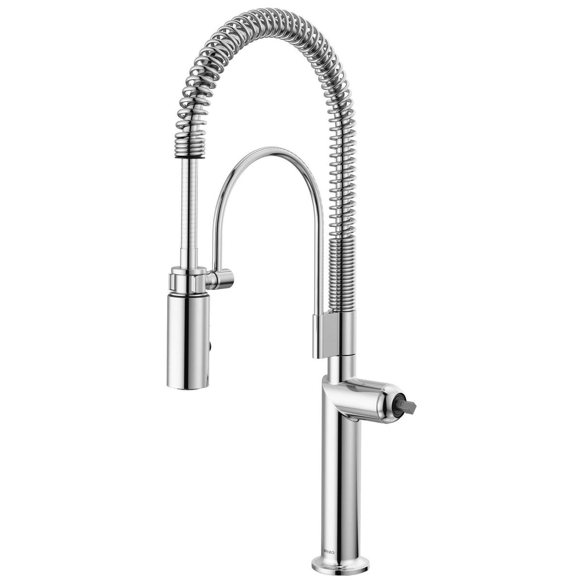 Brizo® 63375LF-PCLHP Odin® Semi-Professional Kitchen Faucet, 1.8 gpm Flow Rate, Polished Chrome, 1 Faucet Holes, Import, Commercial