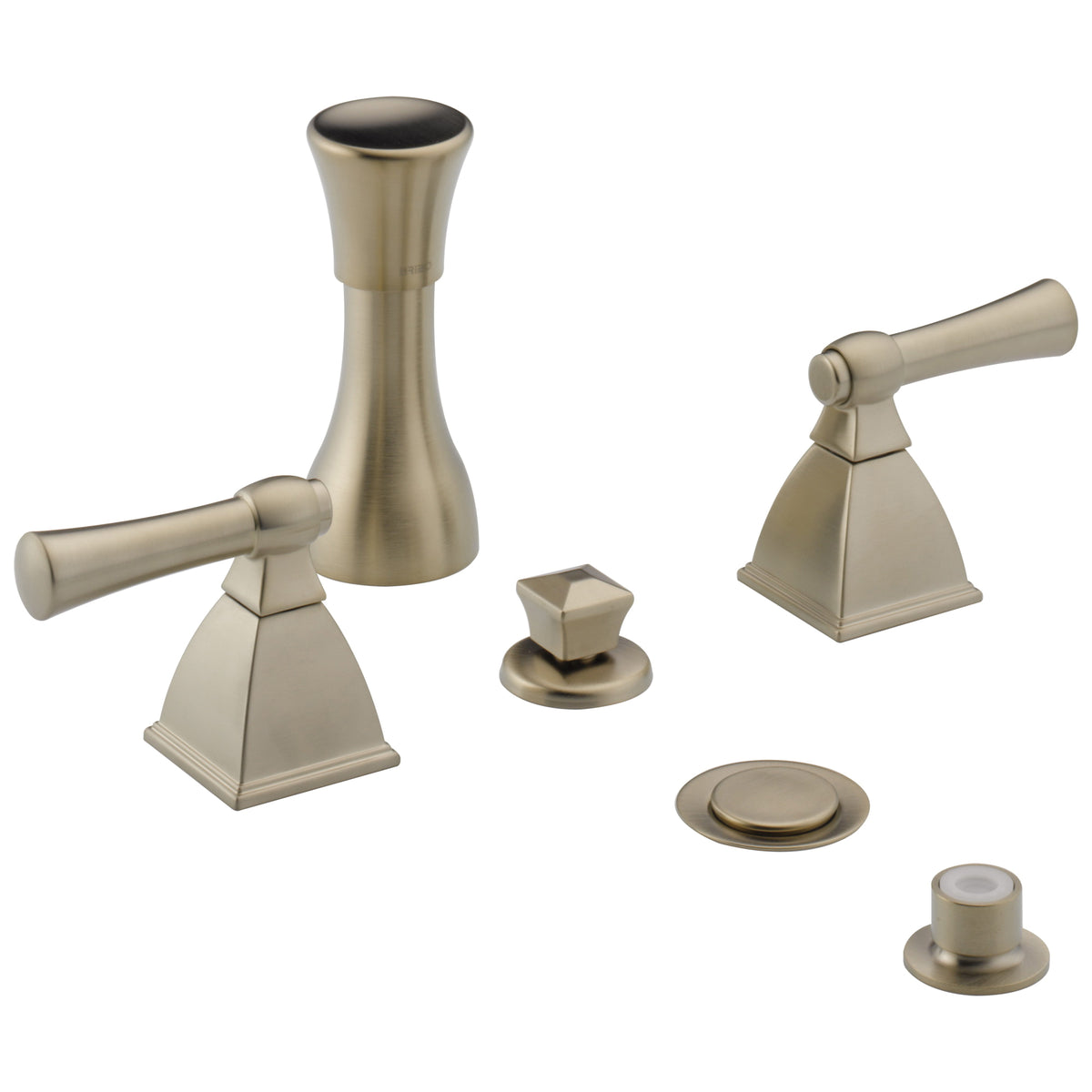 Brizo® Commercial, 5 to 8 in Center, 3 Handles, Pop-Up Drain, Domestic, Vesi®