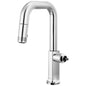 Kintsu - Pull-Down Faucet with Square Spout - Chrome - Brass