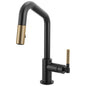 Litze - Pull-Down Faucet with Angle Spout - Brass - 1.8 GPM