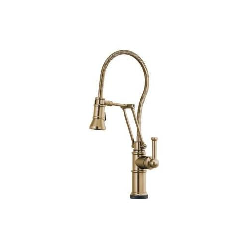 Artesso - Articulating Kitchen Faucet with Finished Hose