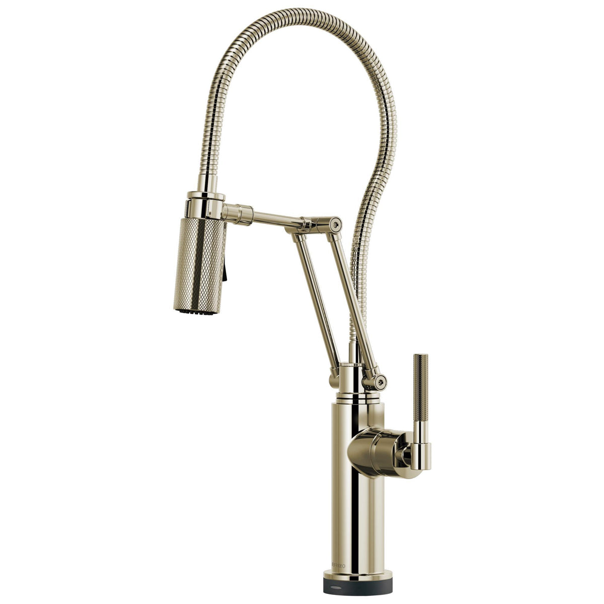 Brizo® 64143LF Litze® Articulating Kitchen Faucet With Finished Hose, Brizo® Litze® Articulating Kitchen Faucet With Finished Hose, 1.8 gpm Flow Rate, 1 Handle, 1 Faucet Hole, Function: Traditional, Domestic, Commercial