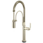 Brizo® 64344LF-PN Litze® Single Handle Semi-Professional Kitchen Faucet, 1.8 gpm Flow Rate, Polished Nickel, 1 Handles, 1 Faucet Holes