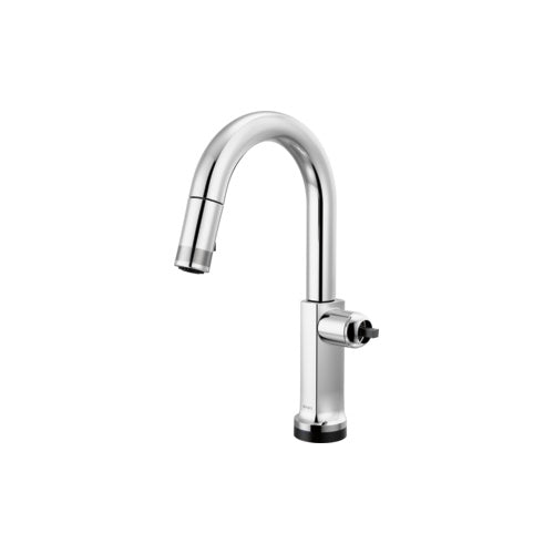 Kintsu - Pull-Down Faucet with Arc Spout - Chrome - 1.8 GPM