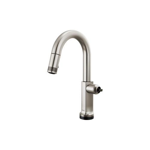 Kintsu - Pull-Down Faucet with Arc Spout - Stainless - Brass