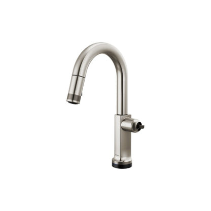 Kintsu - Pull-Down Faucet with Arc Spout - Stainless - Brass