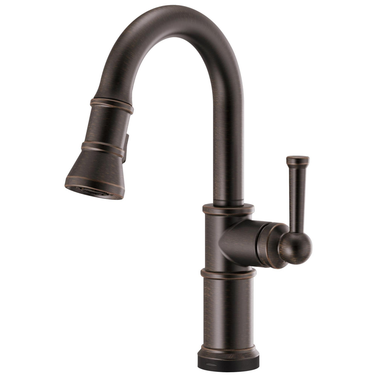Brizo® SMARTTOUCH® 64925LF-RB Pull-Down Prep Faucet, Artesso®, Venetian Bronze, 1 Handle, 1.8 gpm