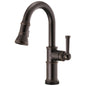 Brizo® SMARTTOUCH® 64925LF-RB Pull-Down Prep Faucet, Artesso®, Venetian Bronze, 1 Handle, 1.8 gpm