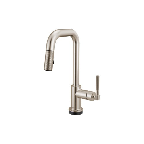 Brizo® 64953LF-SS Pull-Down Faucet with Square Spout, Litze®, Stainless, 1 Handle, 1.8 gpm