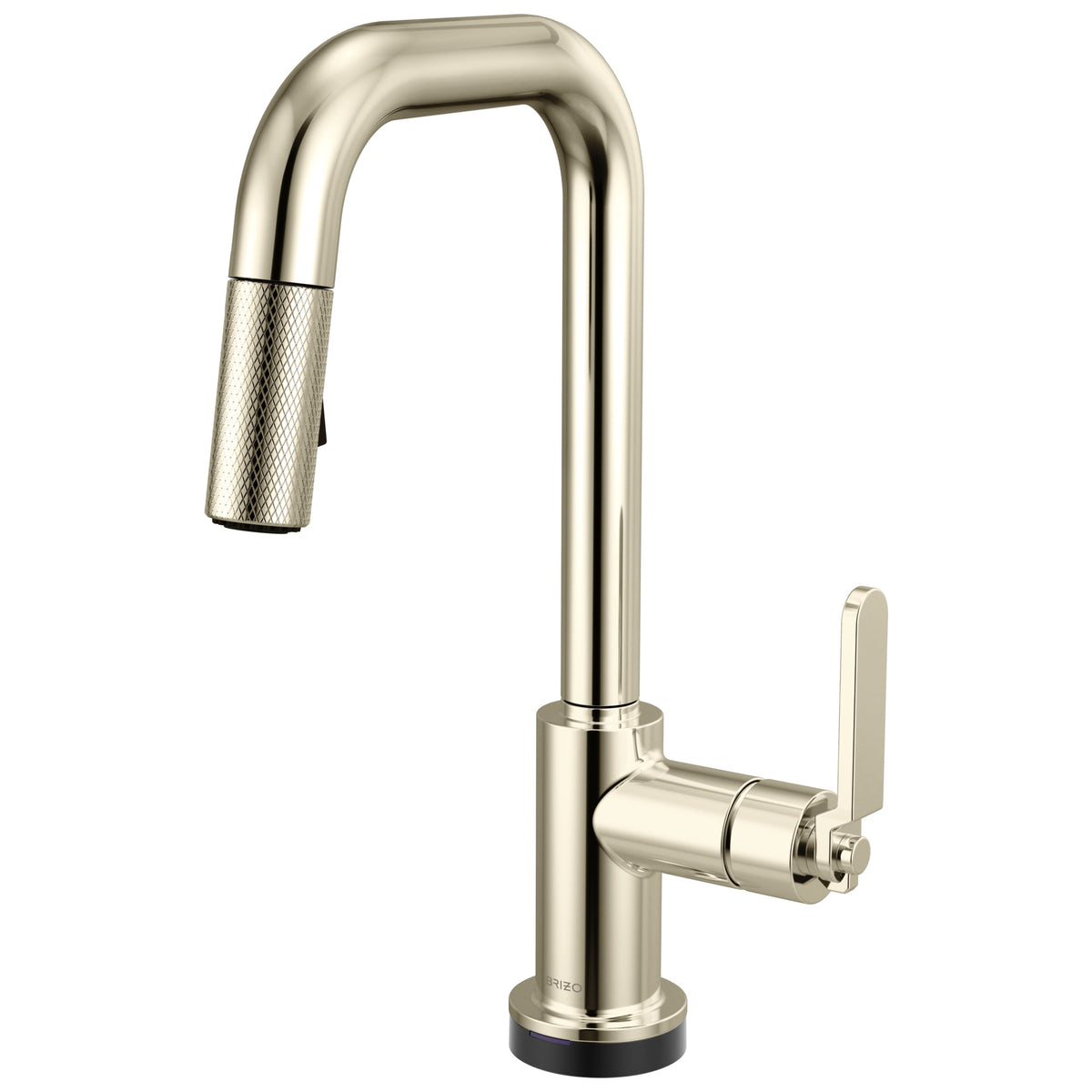 Brizo® 64954LF-PN Pull-Down Faucet with Square Spout, Litze®, Polished Nickel, 1 Handle, 1.8 gpm