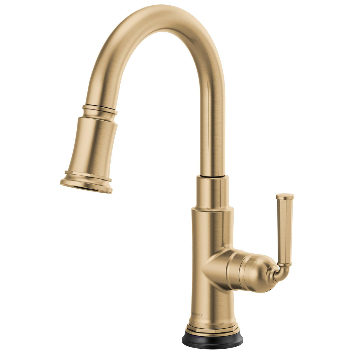Brizo® 64974LF Rook™ Pull-Down Kitchen Prep Faucet, Brizo® Rook™ Pull-Down Kitchen Prep Faucet, 1.8 gpm Flow Rate, 1 Handles, 1 Faucet Holes, Function: Traditional, Domestic, Commercial
