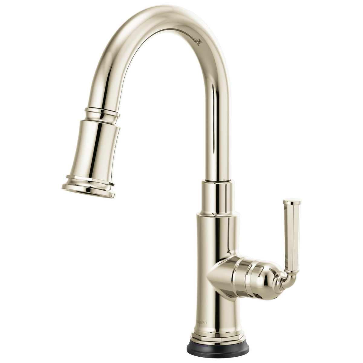 Brizo® 64974LF Rook™ Pull-Down Kitchen Prep Faucet, Brizo® Rook™ Pull-Down Kitchen Prep Faucet, 1.8 gpm Flow Rate, 1 Handles, 1 Faucet Holes, Function: Traditional, Domestic, Commercial
