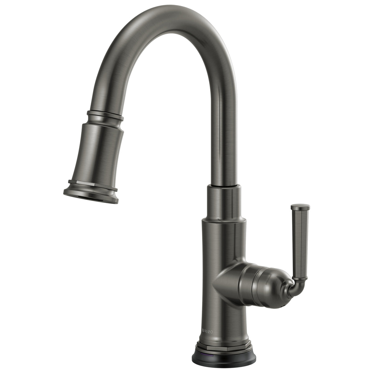 Brizo® 64974LF Rook™ Pull-Down Kitchen Prep Faucet, Brizo® Rook™ Pull-Down Kitchen Prep Faucet, 1.8 gpm Flow Rate, 1 Handles, 1 Faucet Holes, Function: Traditional, Domestic, Commercial