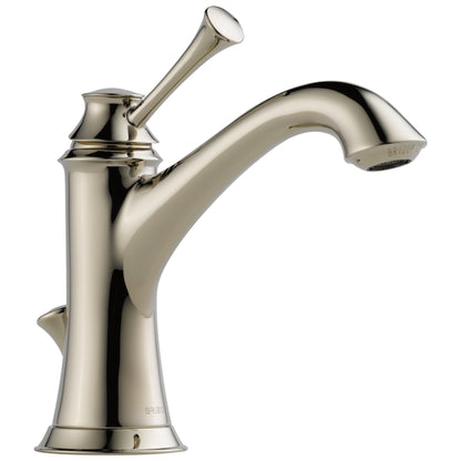 Brizo® Commercial, 1.2 gpm Flow Rate, 4-5/16 in H Spout, 1 Handles, Pop-Up Drain, 1 Faucet Holes, Function: Traditional, Baliza®