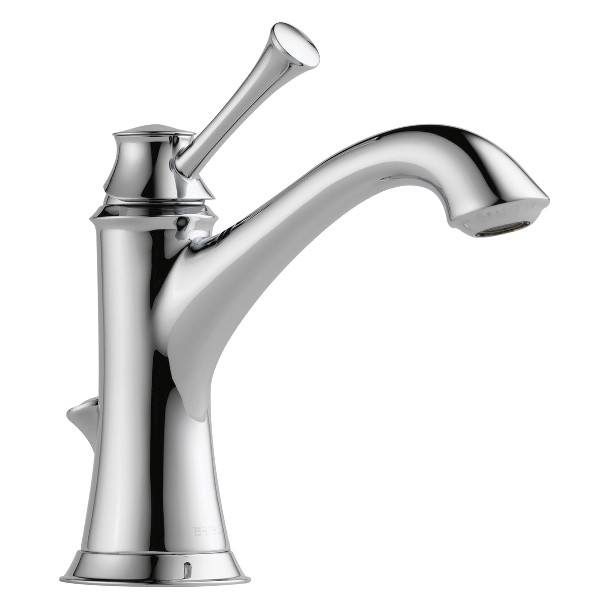 Brizo® Baliza®, Commercial, 1.5 gpm Flow Rate, 4-5/16 in H Spout, 1 Handles, Pop-Up Drain, 1 Faucet Holes, Function: Traditional
