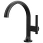 Roccesco - Single Bathroom Faucet - Matte Black - Deck Mount