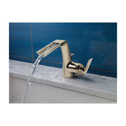 Brizo® Sotria™, Commercial, 1.2 gpm Flow Rate, 3-15/16 in H Spout, 1 Handles, Pop-Up Drain, 1 Faucet Holes, Function: Traditional