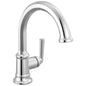 Brizo® 65065LF-PC 65065LF Beauclere™ Faucet Single Handle Lavatory, Commercial, 1.2 gpm Flow Rate, 5-7/16 in H Spout, 1 Handles, 1 Faucet Holes, Chrome, Function: Lavatory