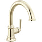 Brizo® 65065LF-PN 65065LF Beauclere™ Faucet Single Handle Lavatory, Commercial, 1.2 gpm Flow Rate, 5-7/16 in H Spout, 1 Handles, 1 Faucet Holes, Polished Nickel, Function: Lavatory