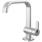 Brizo® 65067LF-PC-ECO Allaria™ Single Handle Lavatory Faucet, 1.2 gpm Flow Rate, 5.81 in H Spout, 1 Handles, 1 Faucet Holes, Chrome, Lavatory Function