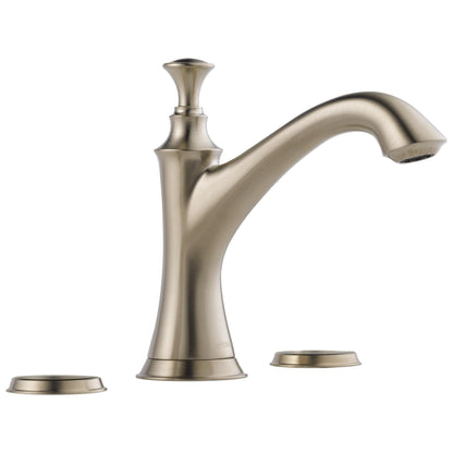 Brizo® Baliza® Widespread Lavatory Faucet, Commercial, 1.5 gpm Flow Rate, 4-5/16 in H Spout, 6 to 16 in Center, Pop-Up Drain, Import