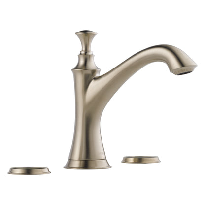 Brizo® Baliza® Widespread Lavatory Faucet, Commercial, 1.5 gpm Flow Rate, 4-5/16 in H Spout, 6 to 16 in Center, Pop-Up Drain, Import