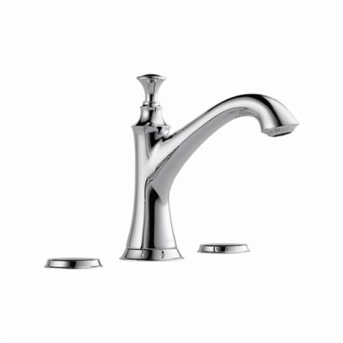 Brizo® Baliza® Widespread Lavatory Faucet, Commercial, 1.5 gpm Flow Rate, 4-5/16 in H Spout, 6 to 16 in Center, Pop-Up Drain, Import