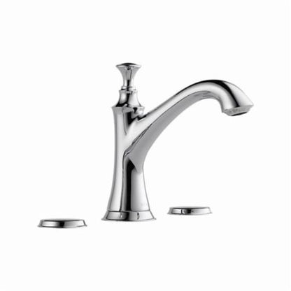 Brizo® Baliza® Widespread Lavatory Faucet, Commercial, 1.5 gpm Flow Rate, 4-5/16 in H Spout, 6 to 16 in Center, Pop-Up Drain, Import