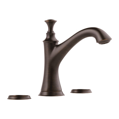 Brizo® Baliza® Widespread Lavatory Faucet, Commercial, 1.5 gpm Flow Rate, 4-5/16 in H Spout, 6 to 16 in Center, Pop-Up Drain, Import